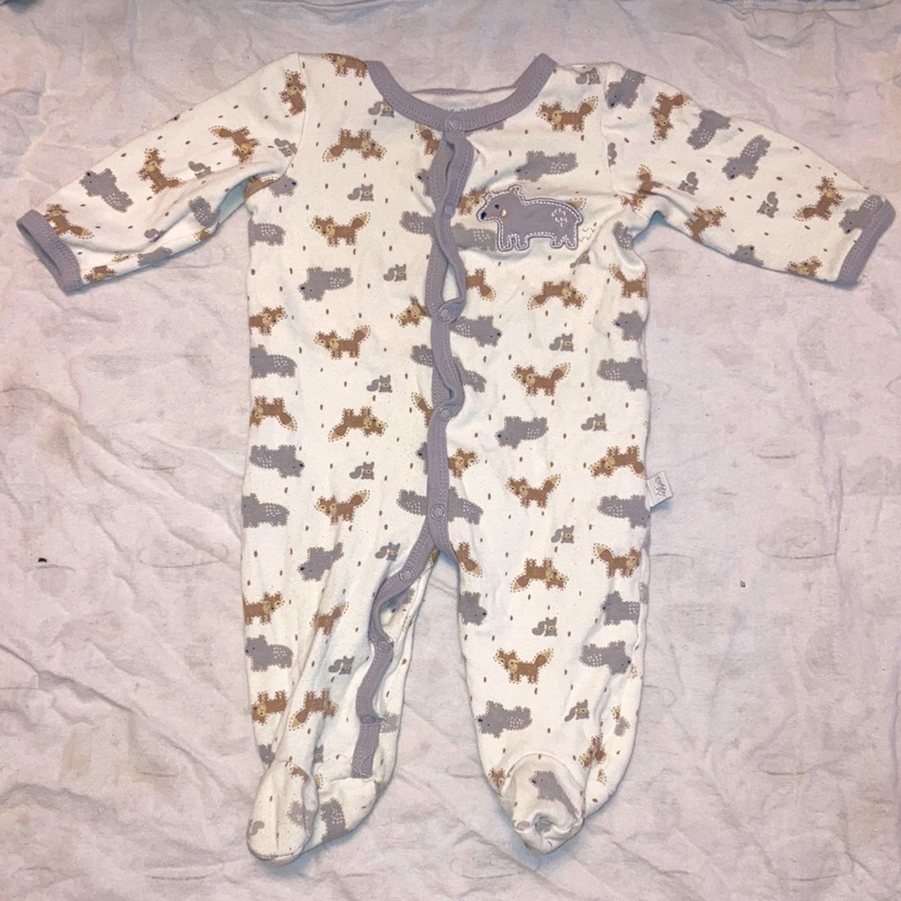 Animal baby onsie